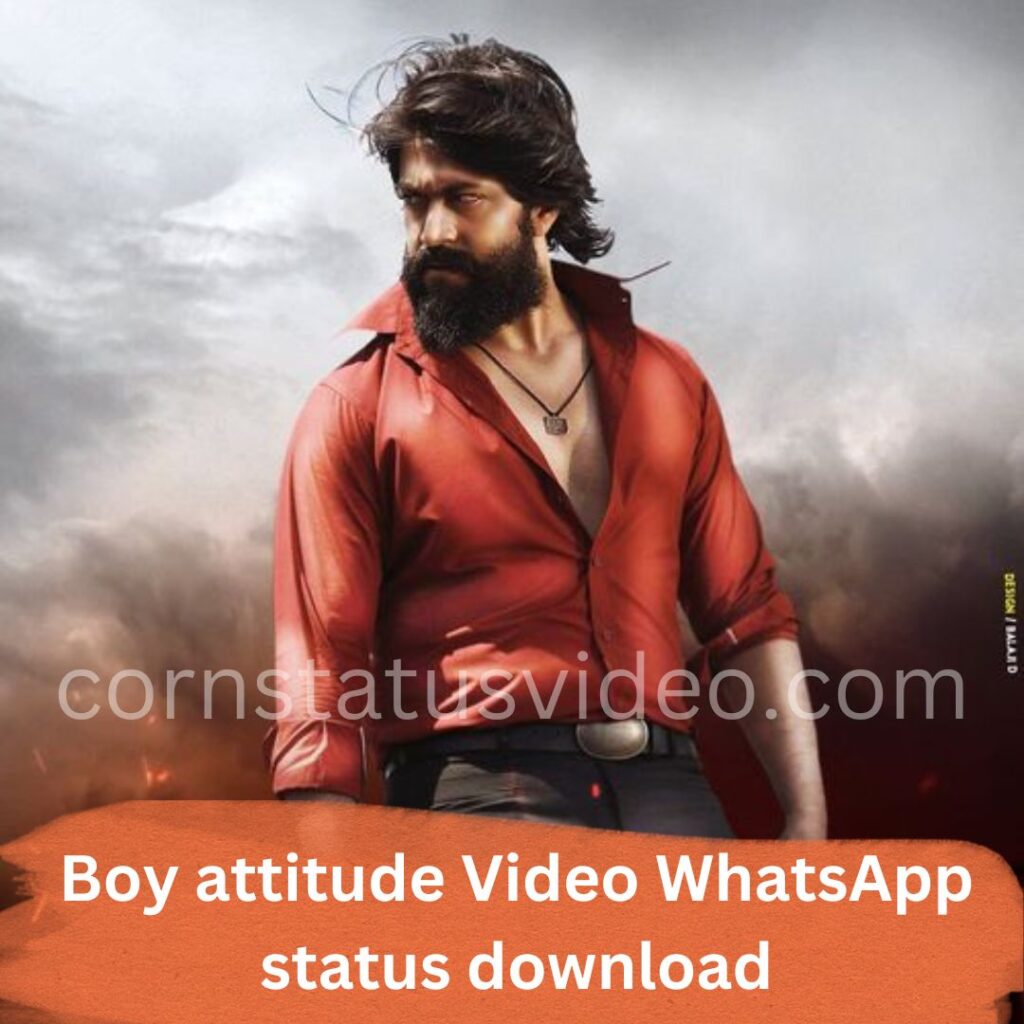 Boy attitude Video WhatsApp status download