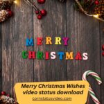 Merry Christmas Wishes video status download
